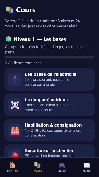 Électricien Pro : capture d'écran 2