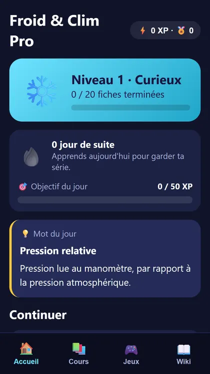 Capture d'écran 1 de Froid & Clim Pro
