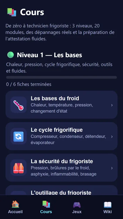Capture d'écran 2 de Froid & Clim Pro
