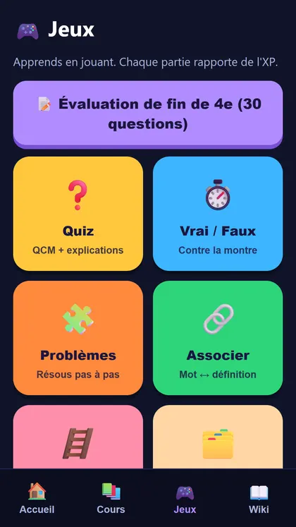 Maths 4e : capture d'écran 4