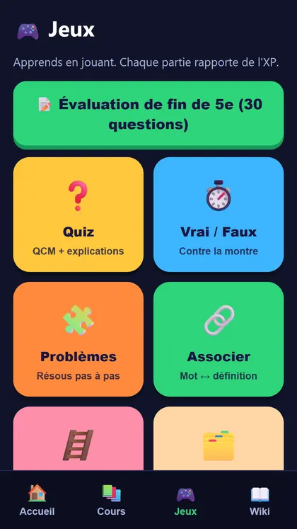 Maths 5e : capture d'écran 4